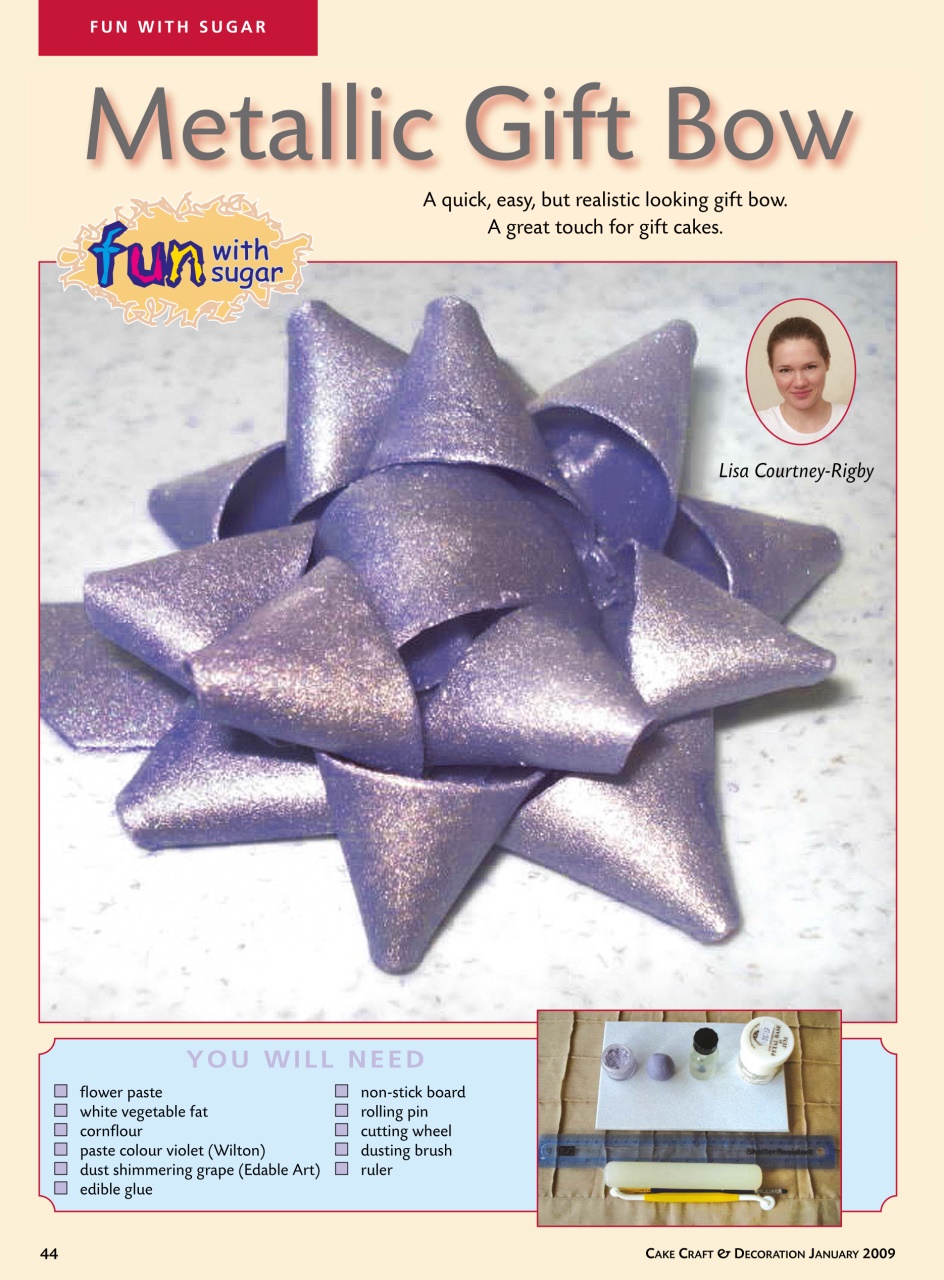 Cake Decoration & Sugarcraft Magazine Preview Pages