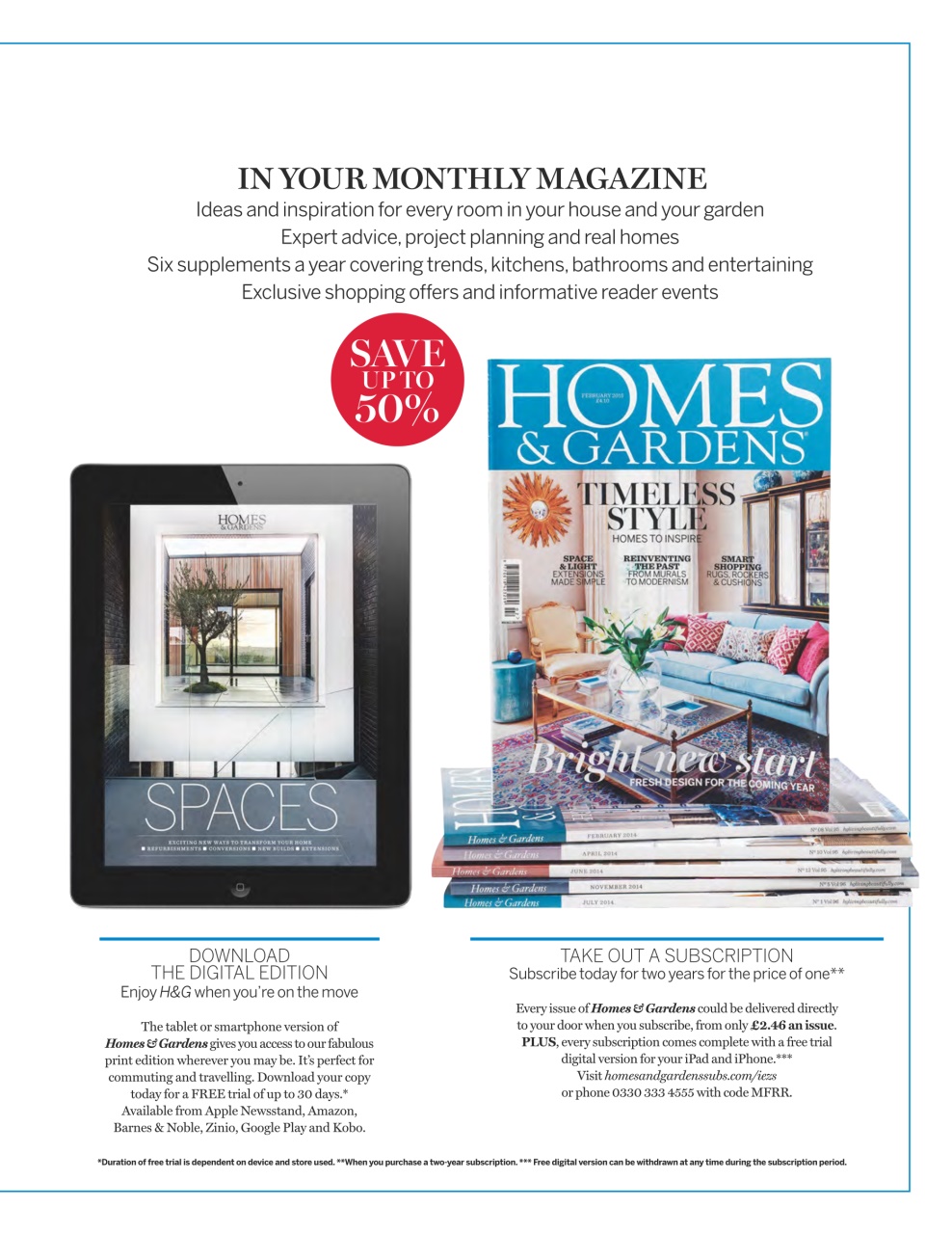 Homes & Gardens Preview Pages