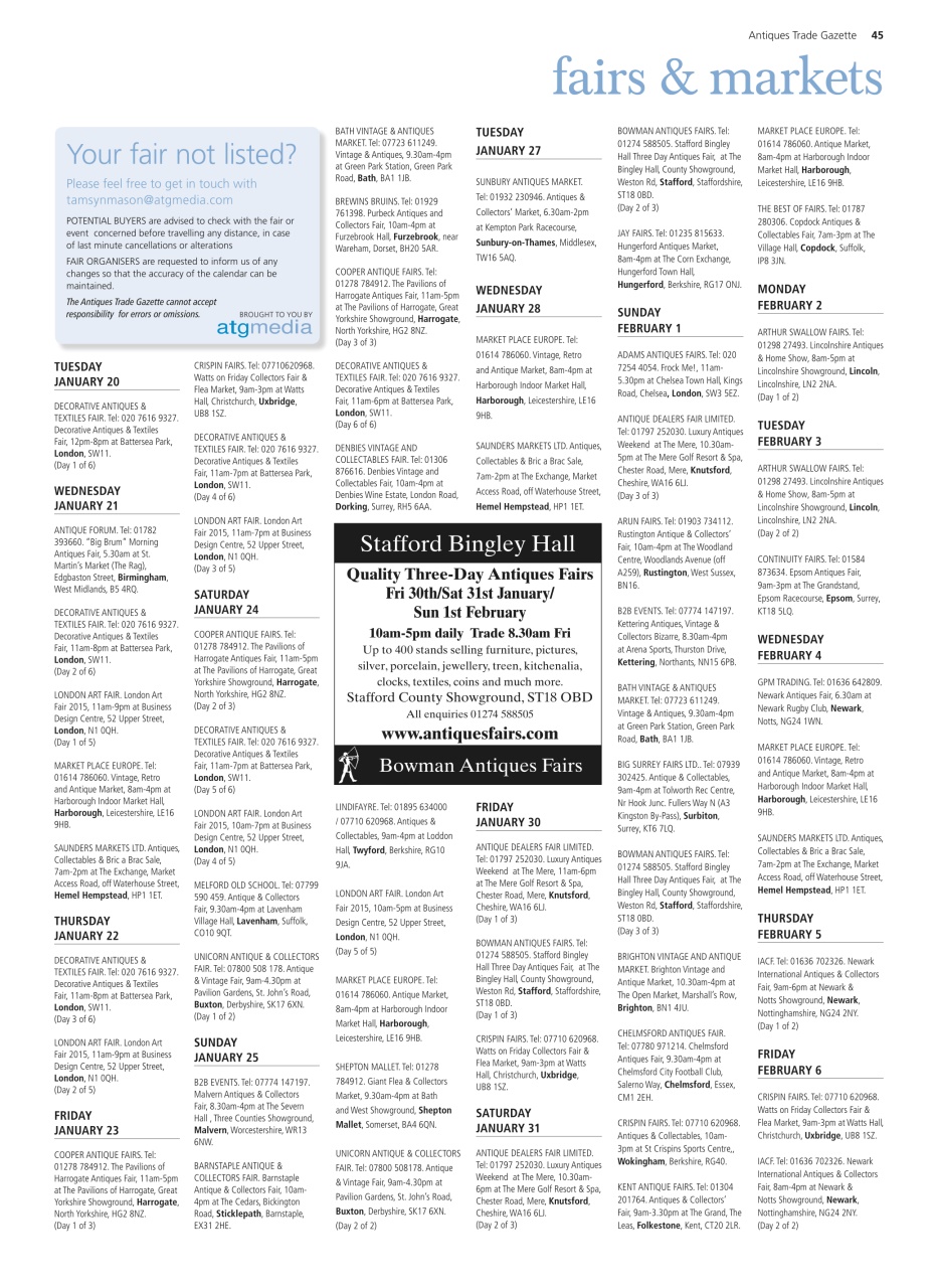 Antiques Trade Gazette Preview Pages