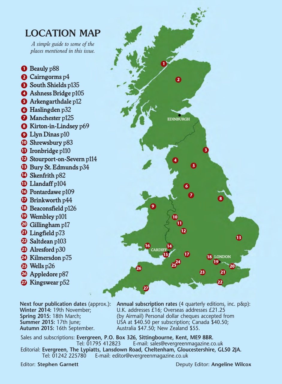 Evergreen Preview Pages