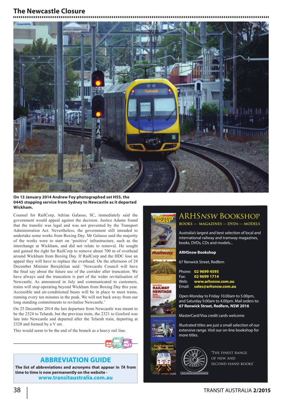 Transit Australia Preview Pages