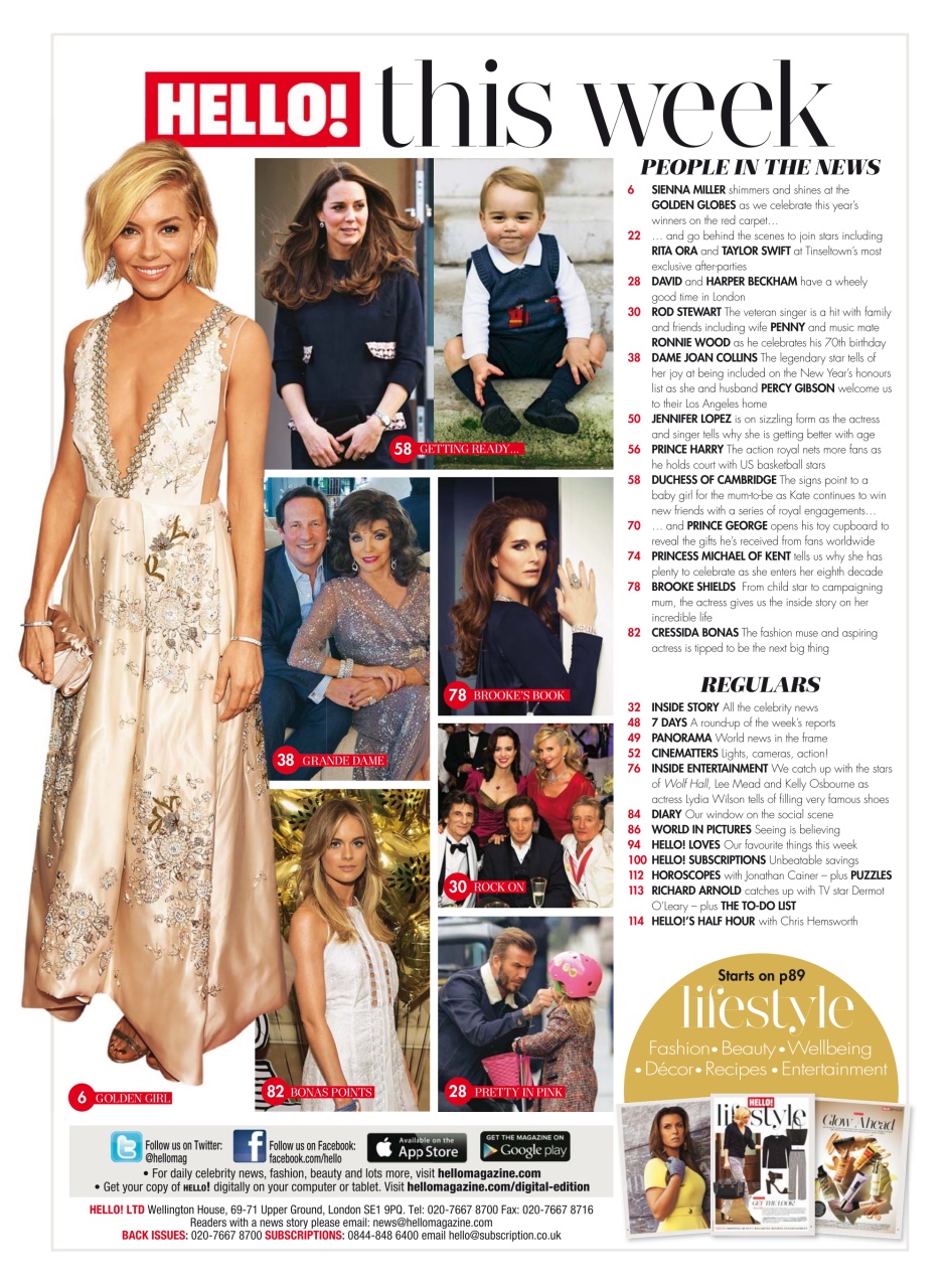 Hello! Magazine Preview Pages