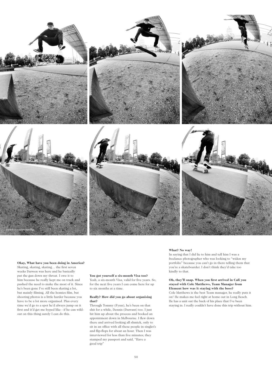 Skateboarder's Journal Australia Preview Pages