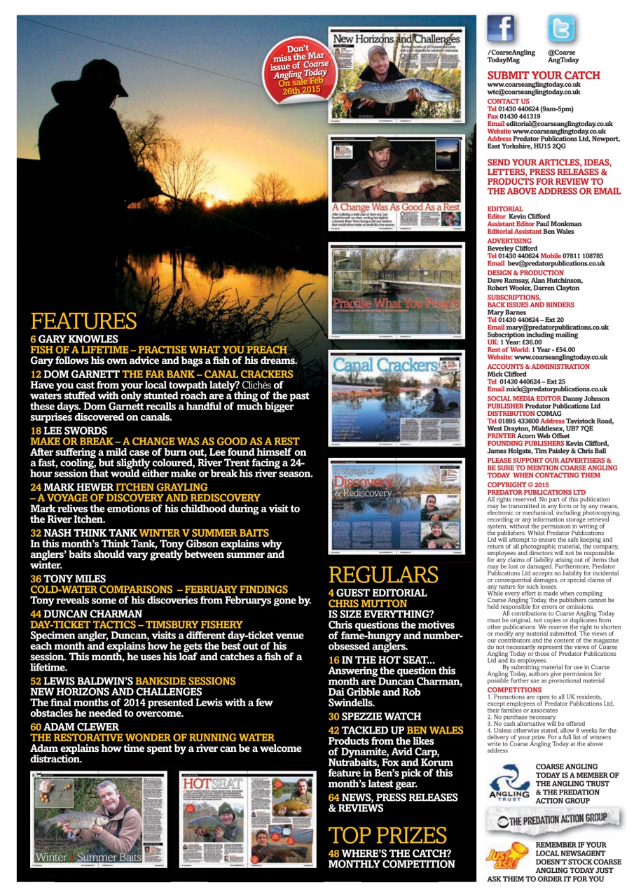 Coarse Angling Today Preview Pages