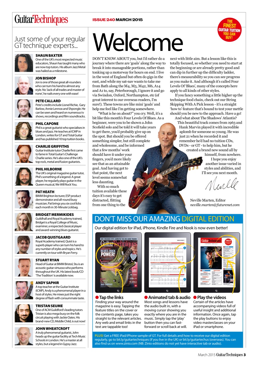 Guitar Techniques Preview Pages