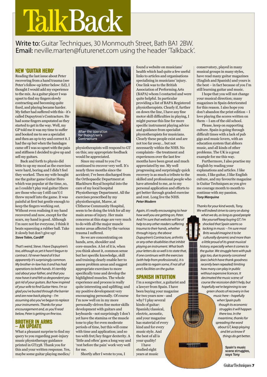 Guitar Techniques Preview Pages