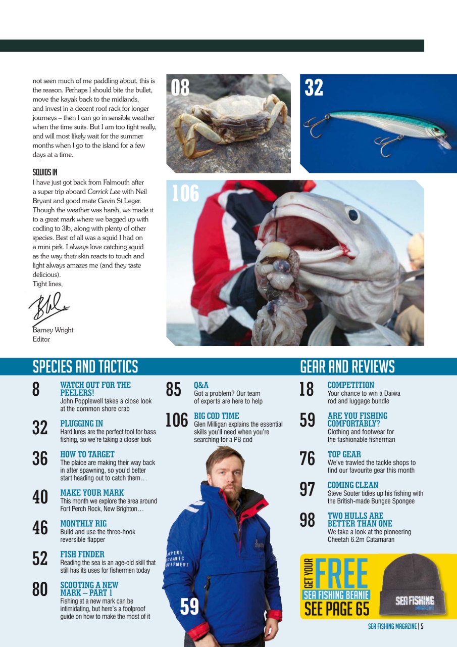 Sea Fishing Magazine Preview Pages