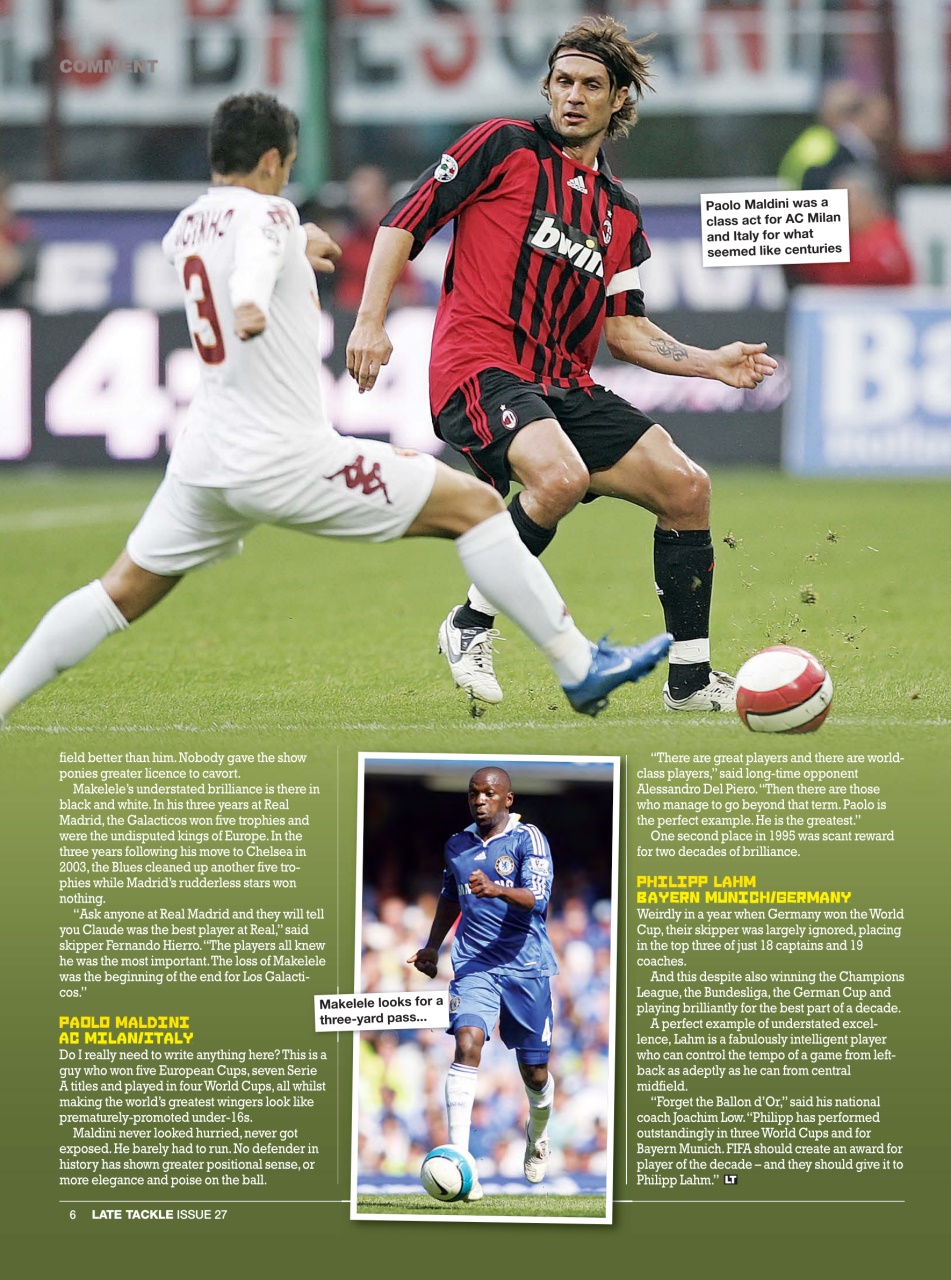 Late Tackle Football Magazine Preview Pages