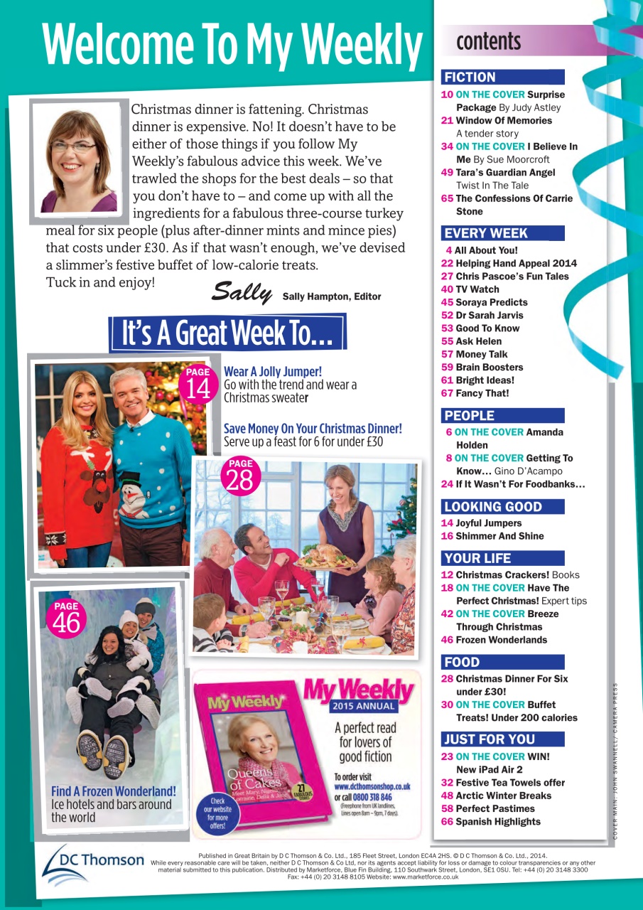 My Weekly Preview Pages