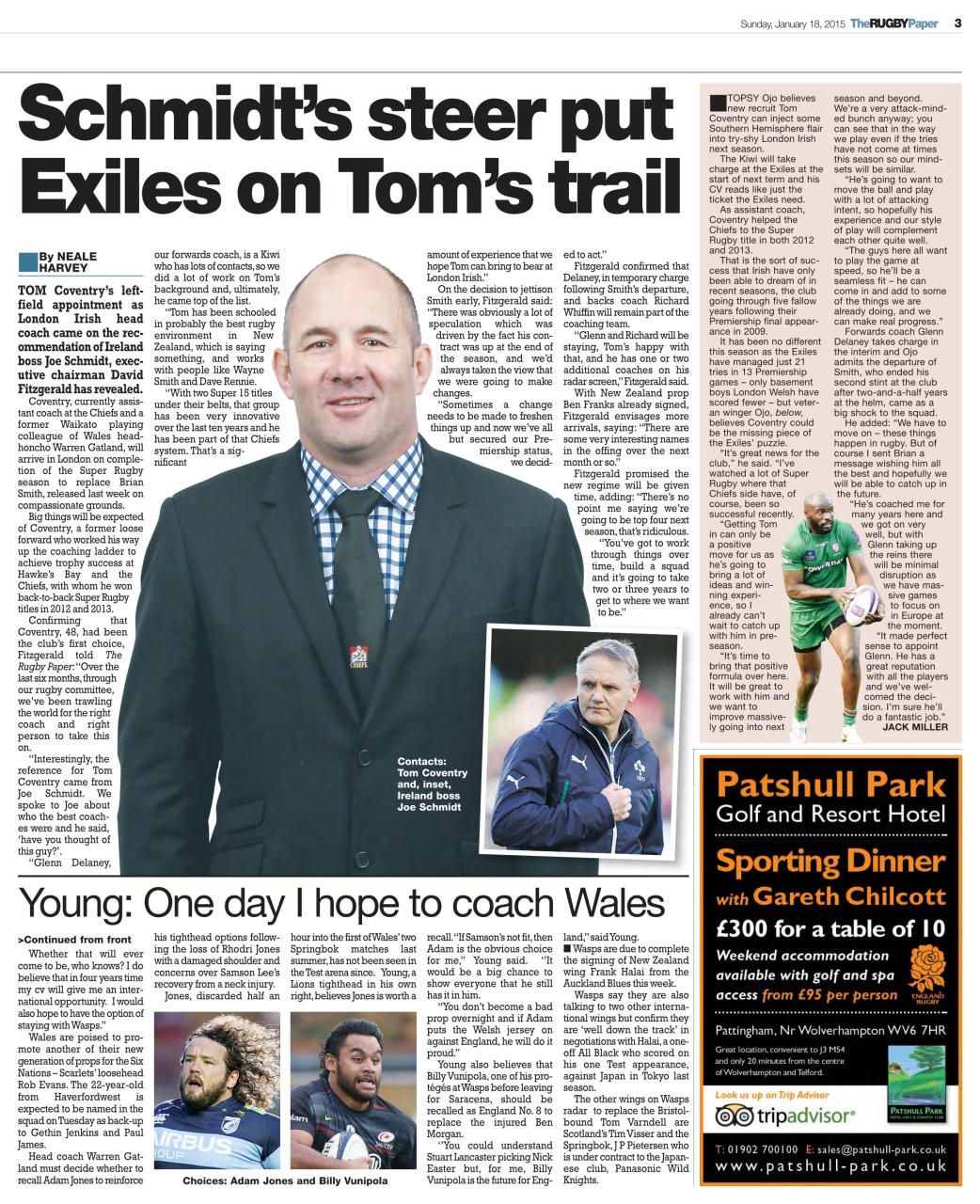 The Rugby Paper Preview Pages