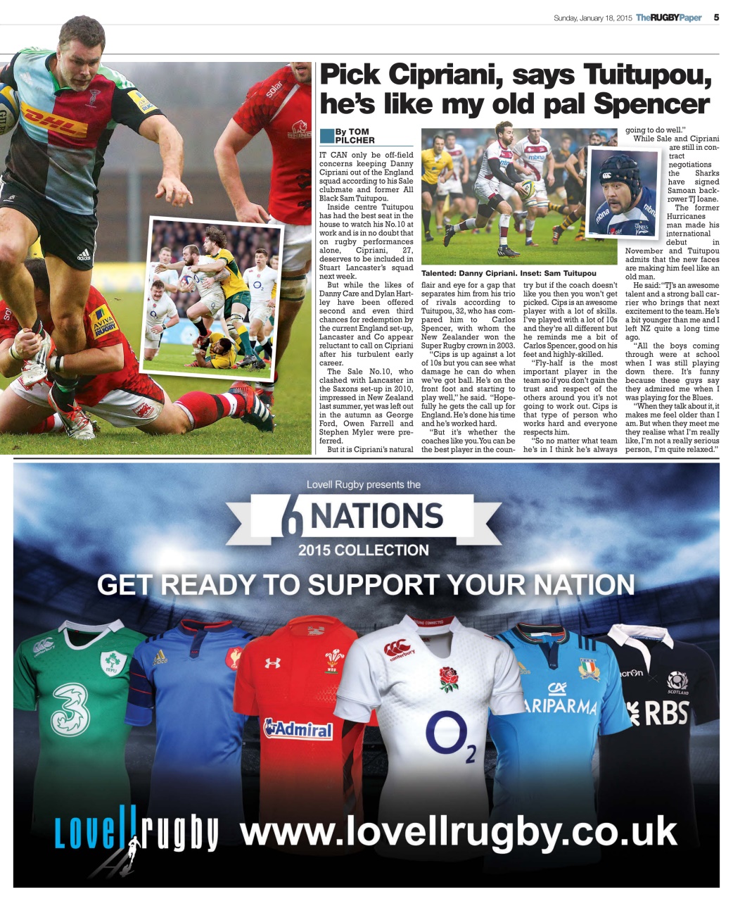 The Rugby Paper Preview Pages