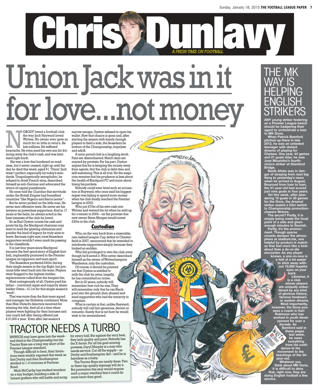 The Football League Paper Preview Pages