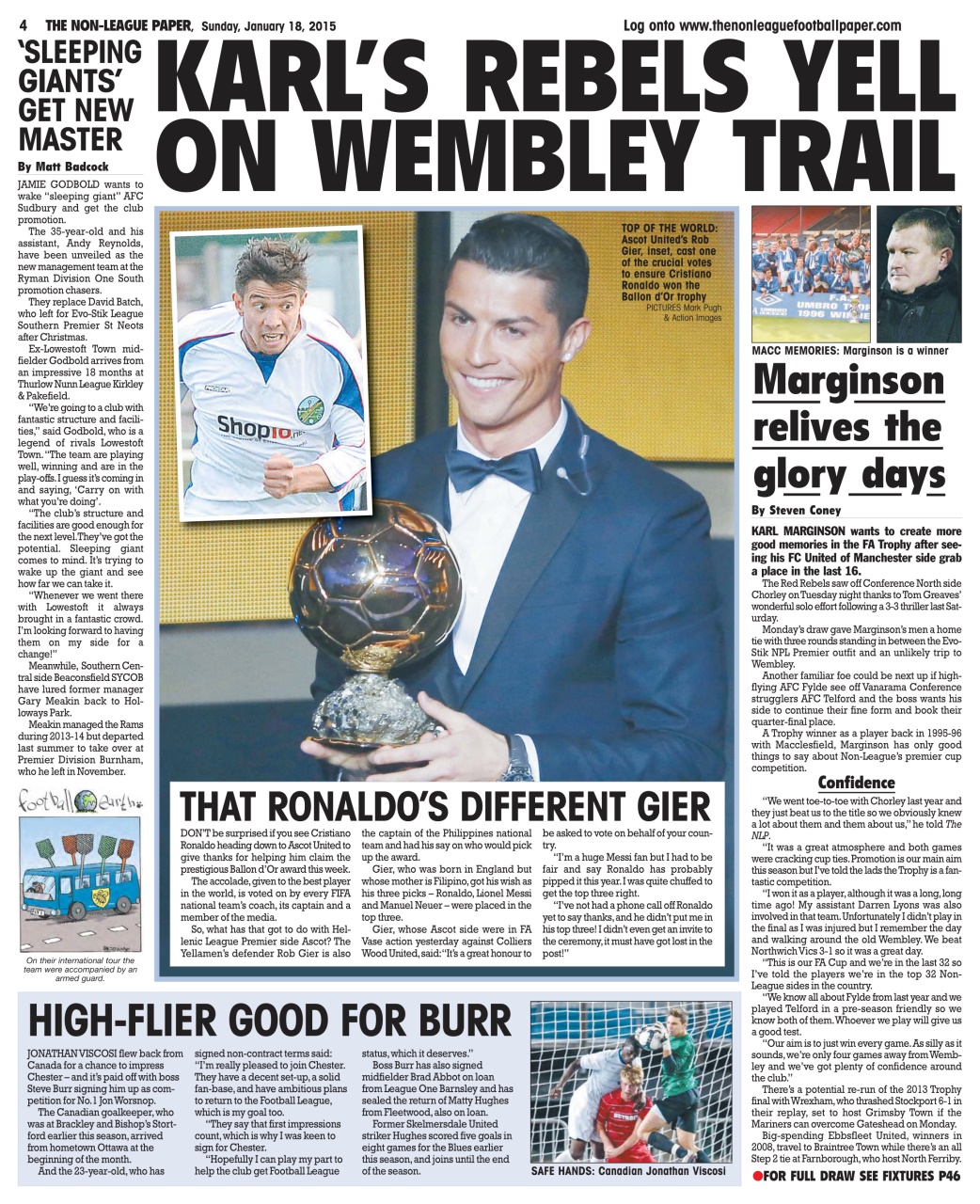 The Non-League Football Paper Preview Pages