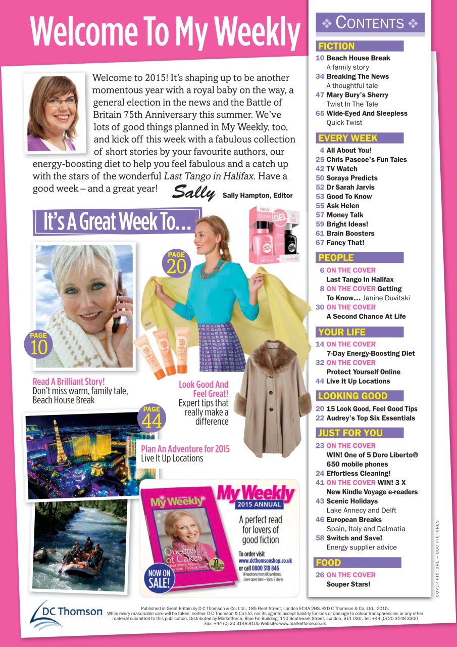 My Weekly Preview Pages