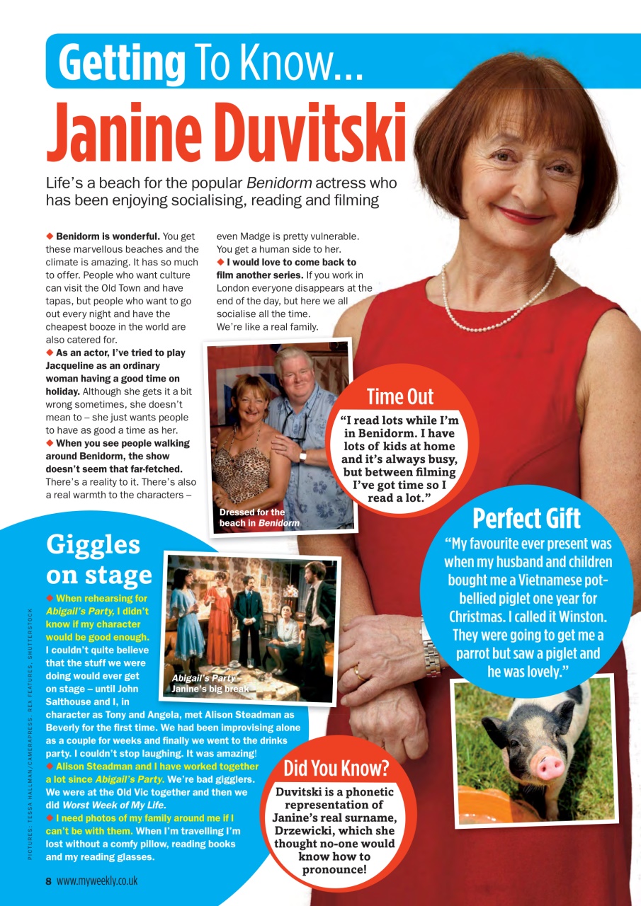 My Weekly Preview Pages