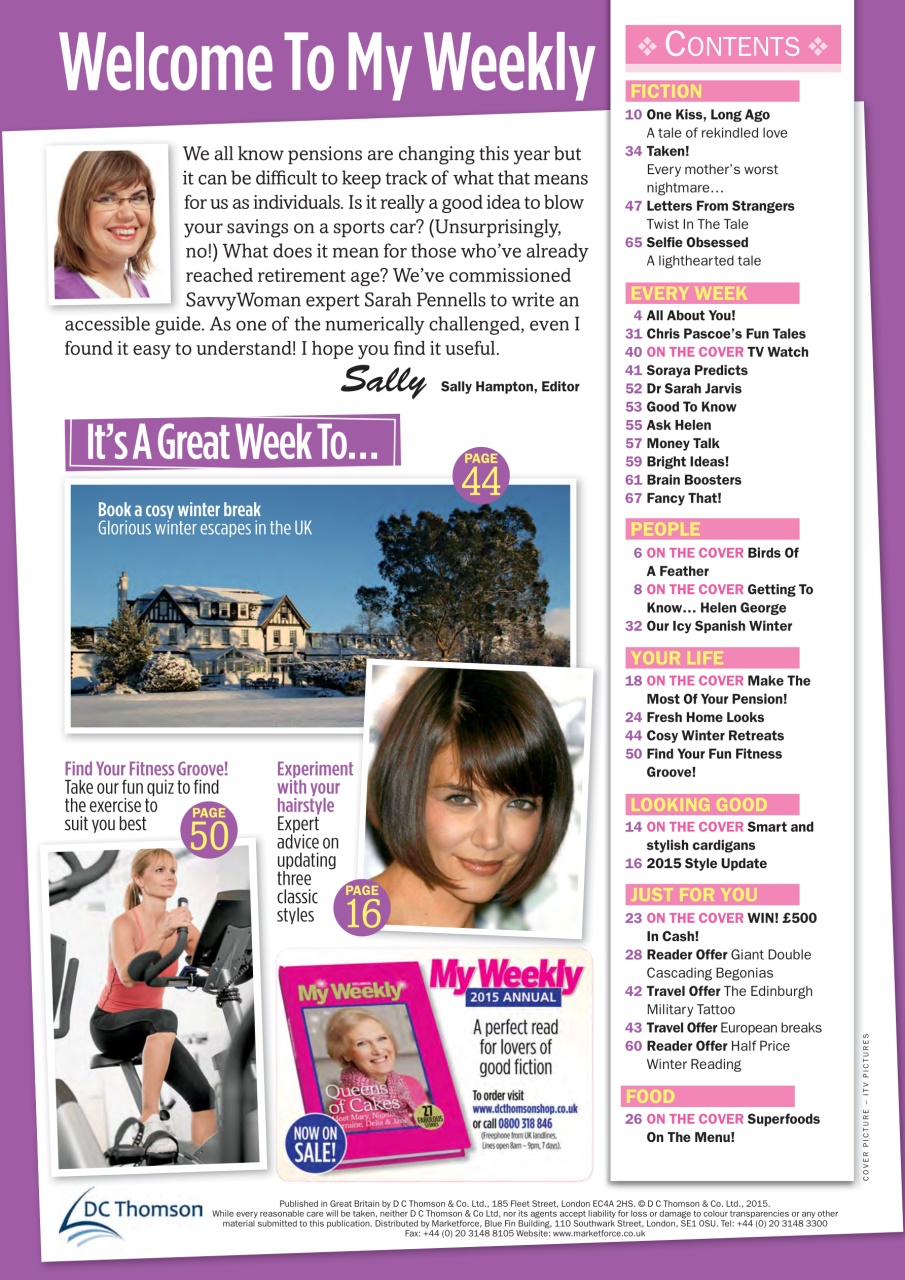 My Weekly Preview Pages