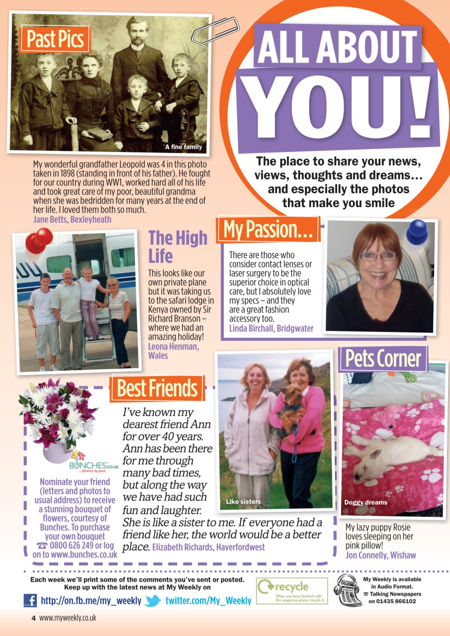 My Weekly Preview Pages