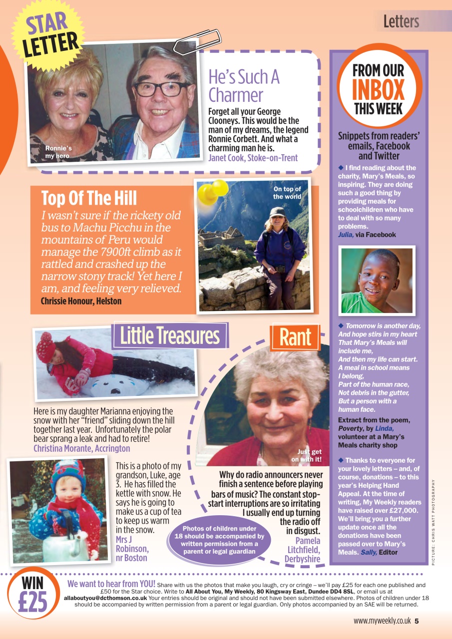 My Weekly Preview Pages