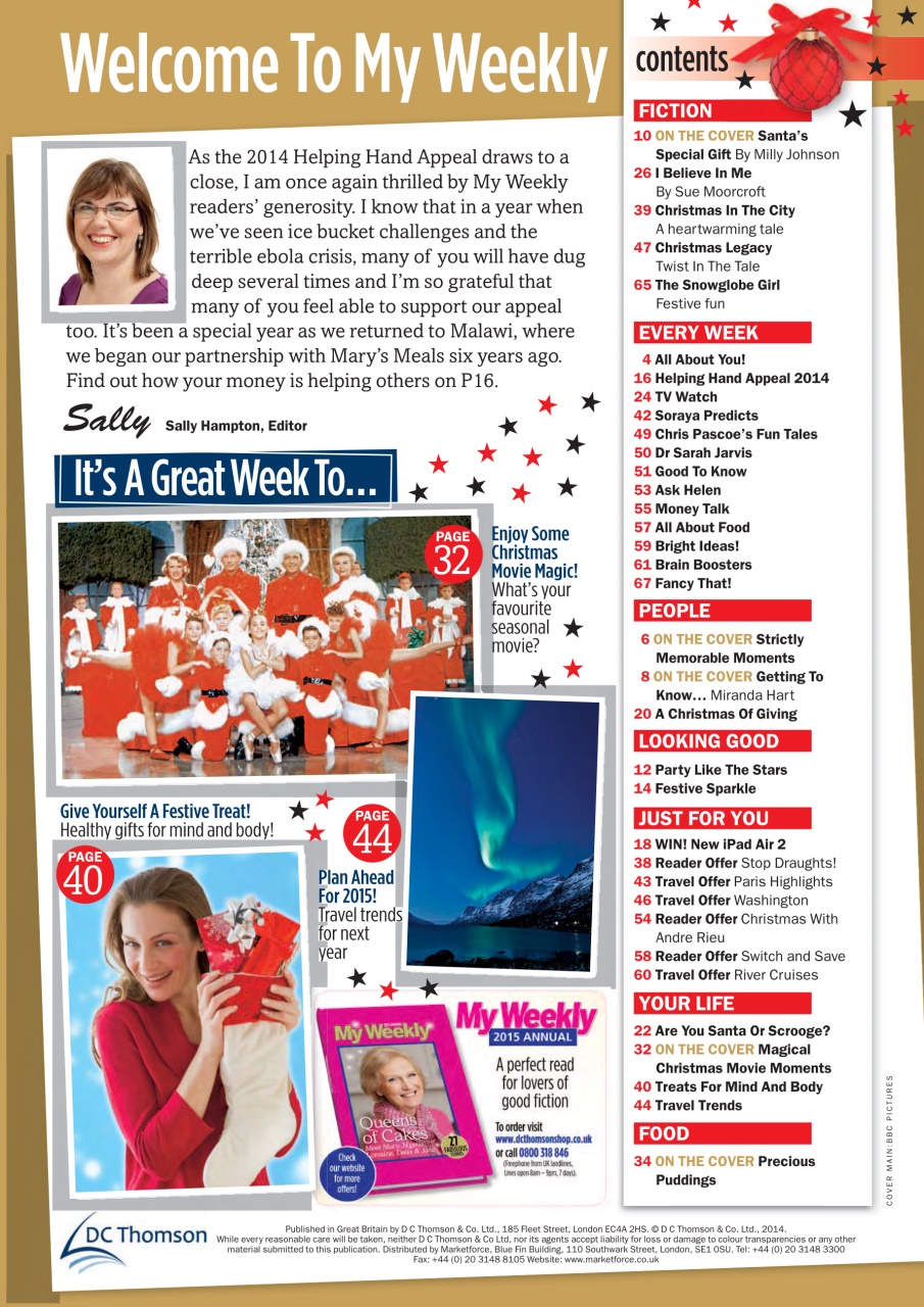 My Weekly Preview Pages