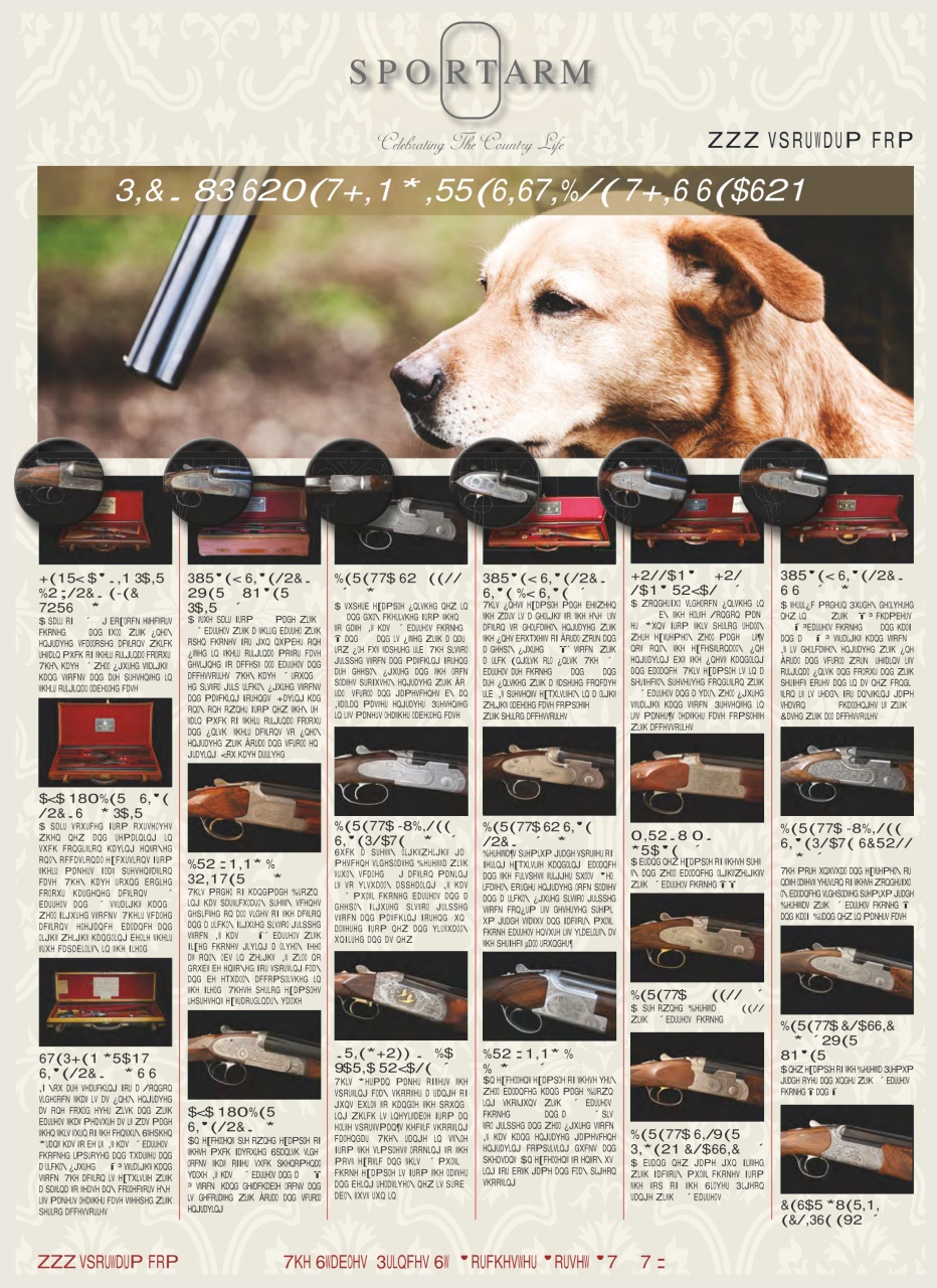 Shooting Gazette Preview Pages