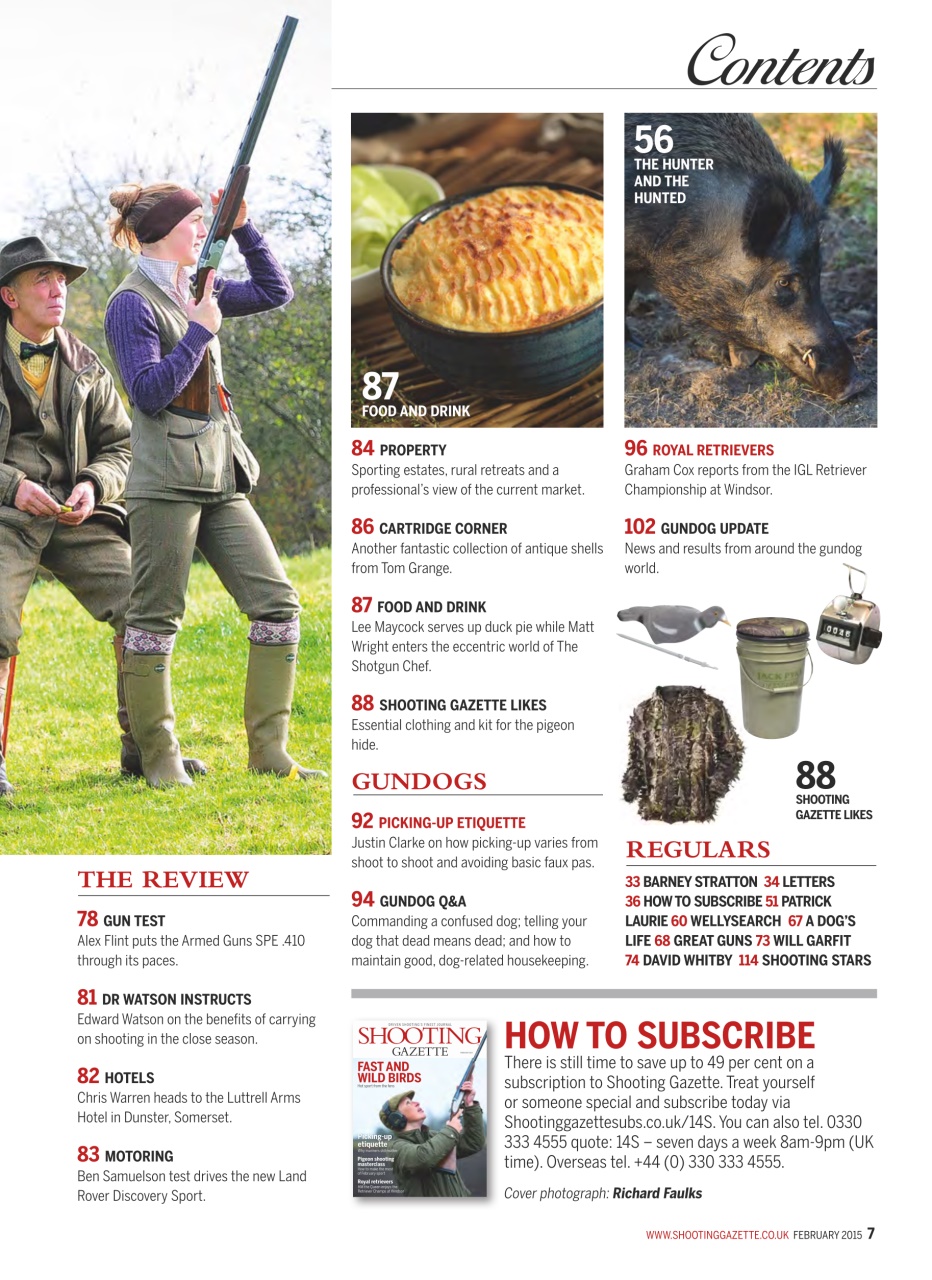 Shooting Gazette Preview Pages