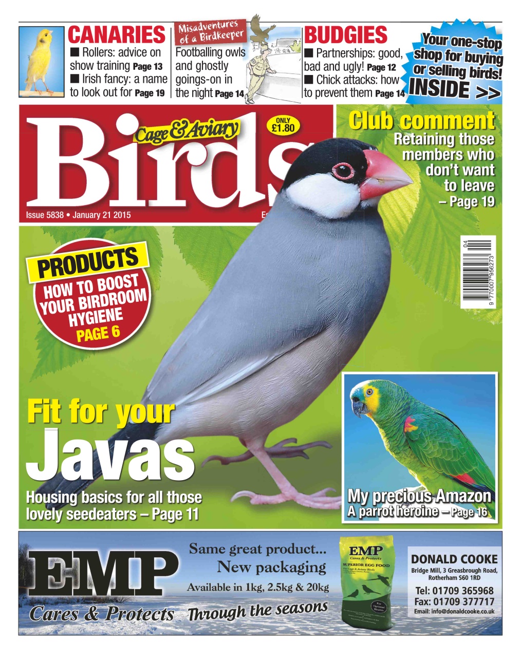 Cage & Aviary Birds Preview Pages