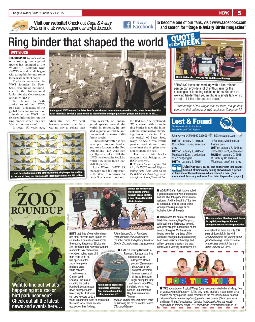 Cage & Aviary Birds Preview Pages