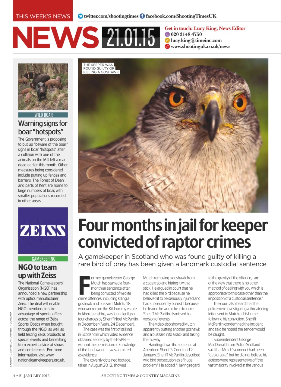 Shooting Times & Country Preview Pages