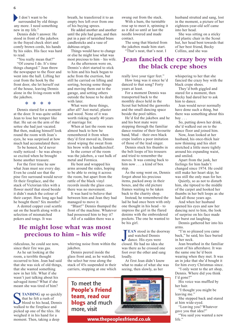 The People’s Friend Preview Pages