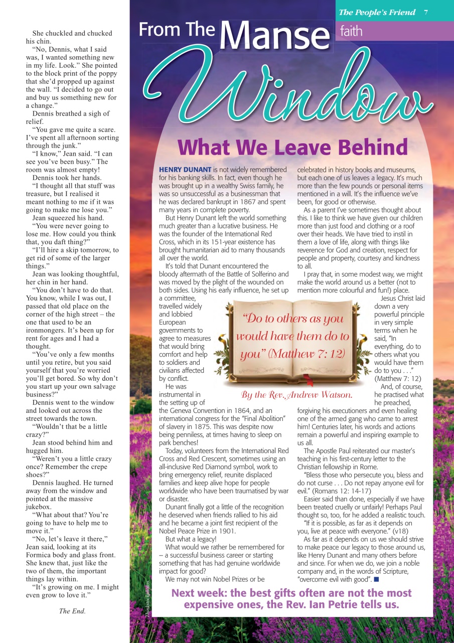 The People’s Friend Preview Pages