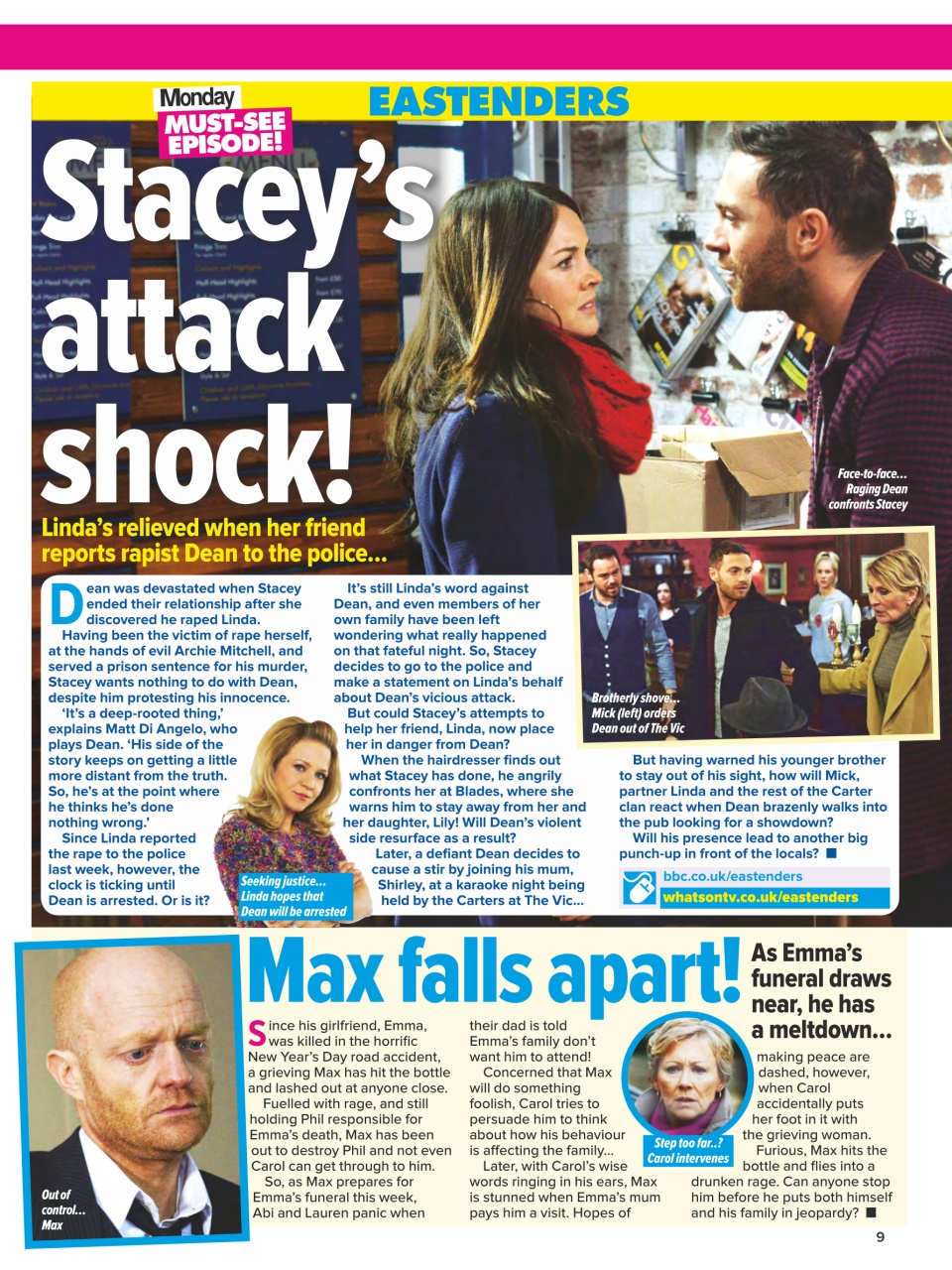 What's on TV Preview Pages