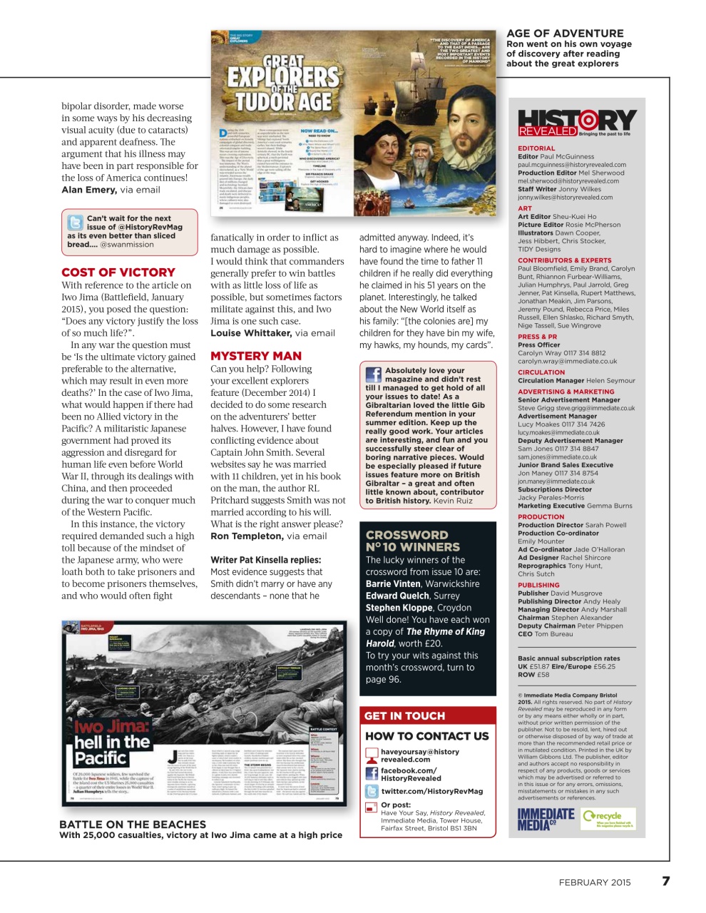 BBC History Revealed Magazine Preview Pages