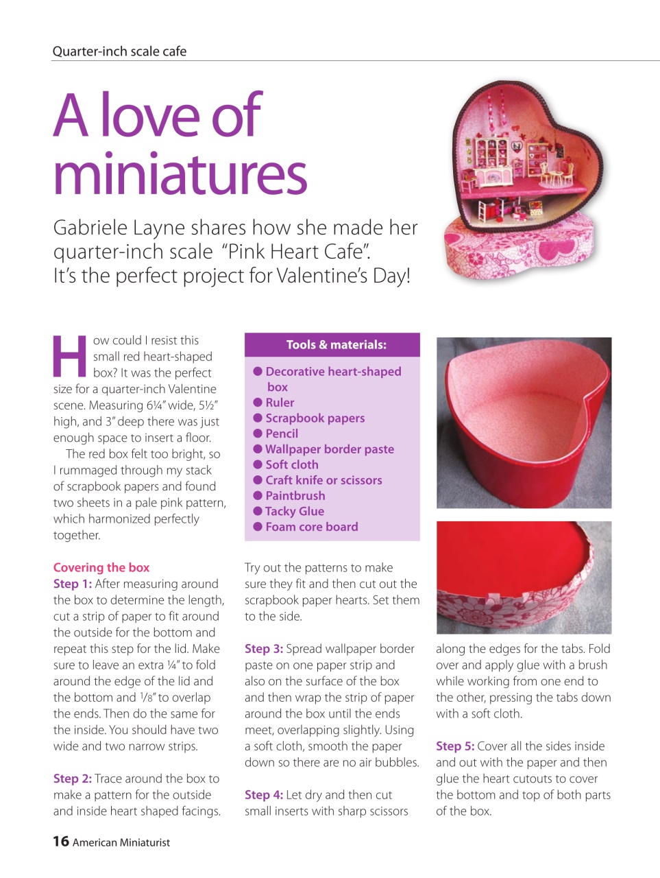American Miniaturist Preview Pages