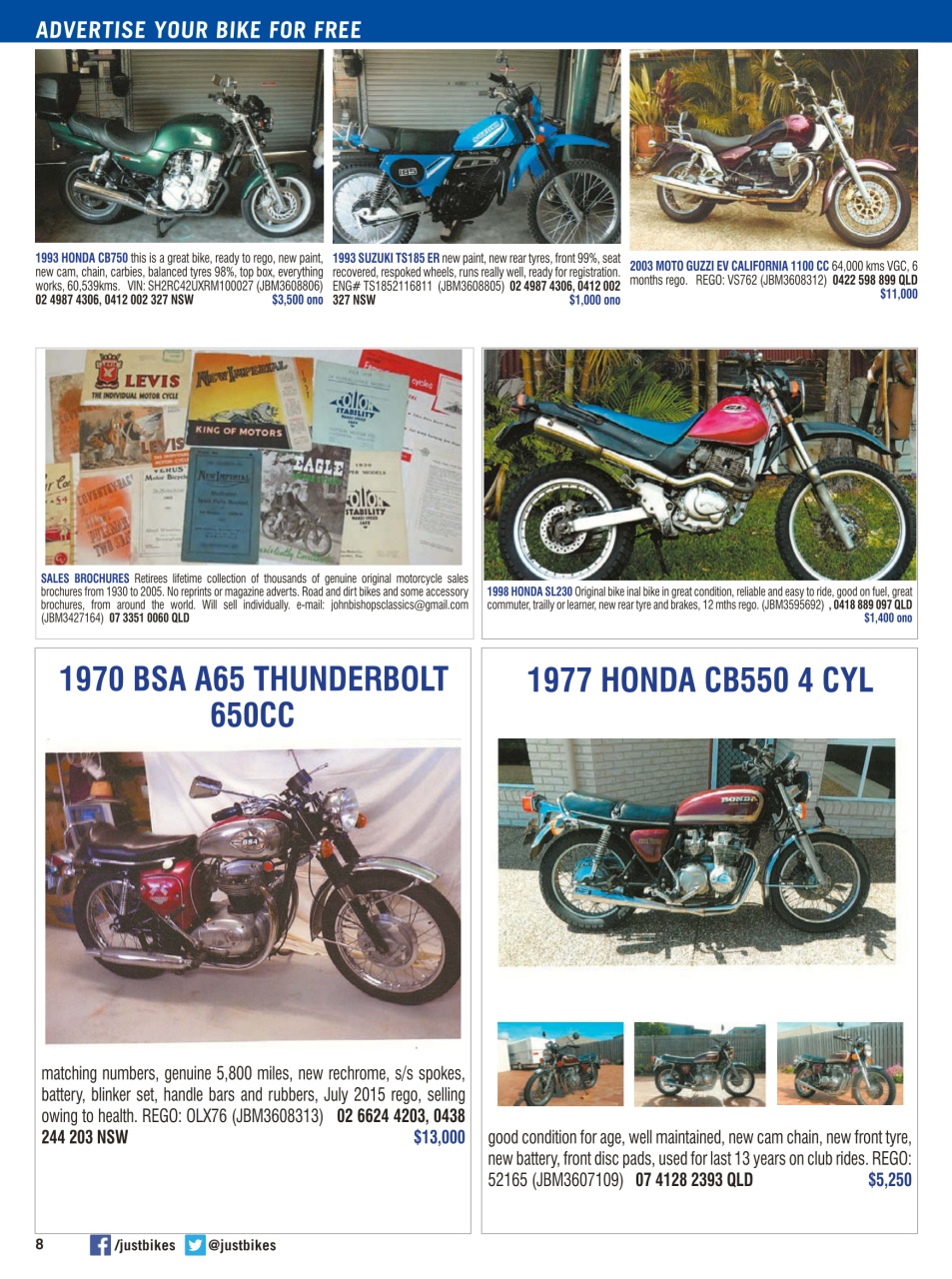 JUST BIKES Preview Pages