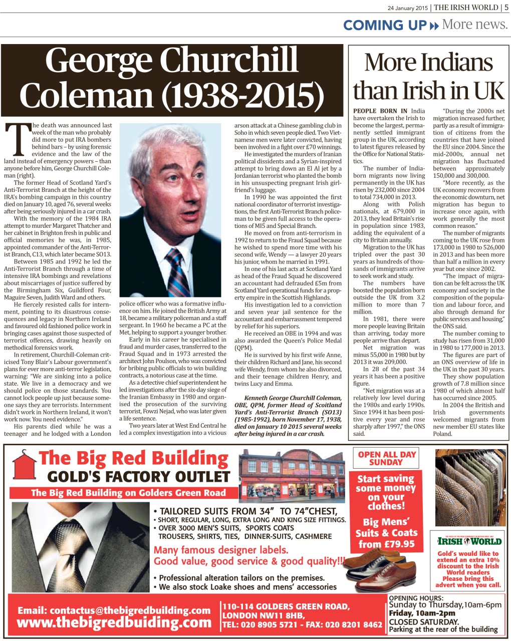 Irish World Preview Pages