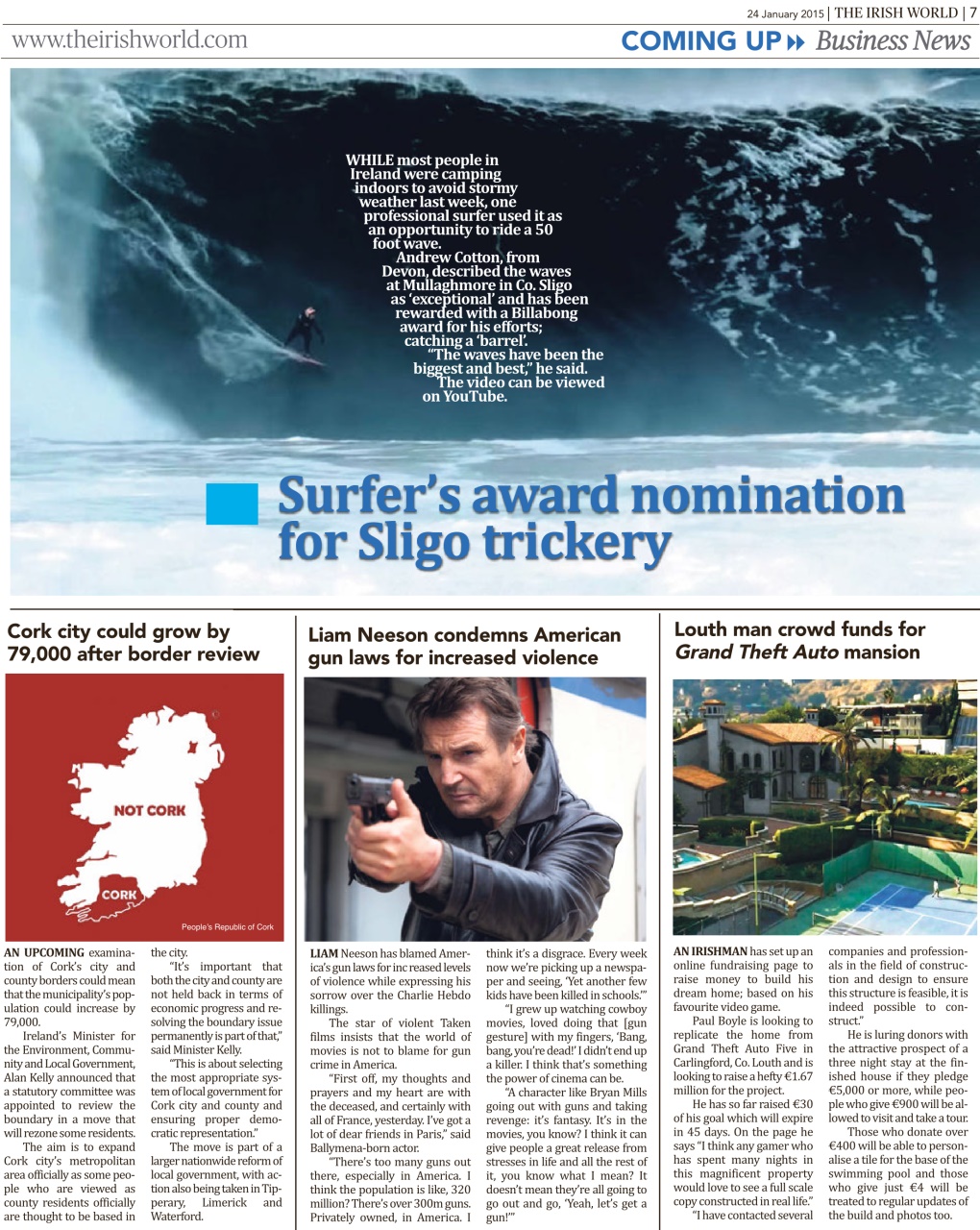 Irish World Preview Pages