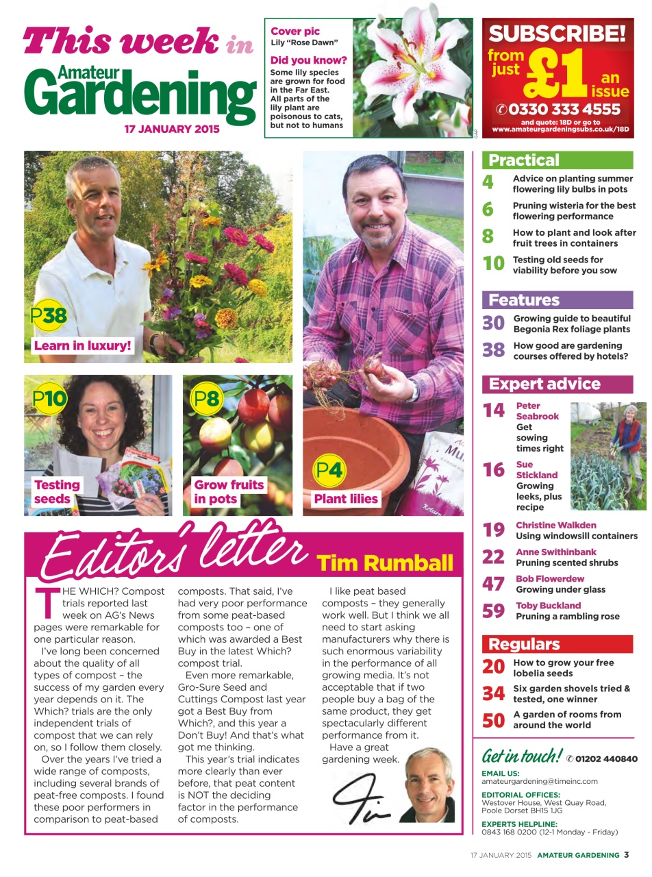 Amateur Gardening Preview Pages