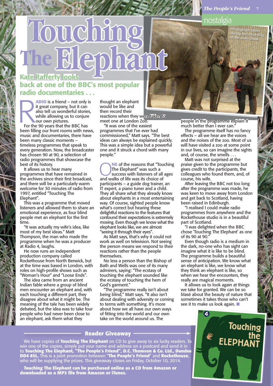 The People’s Friend Special Preview Pages