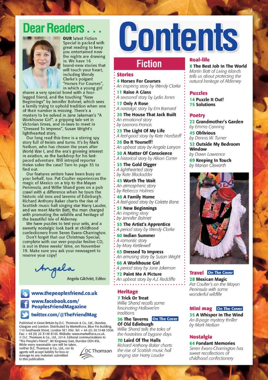 The People’s Friend Special Preview Pages