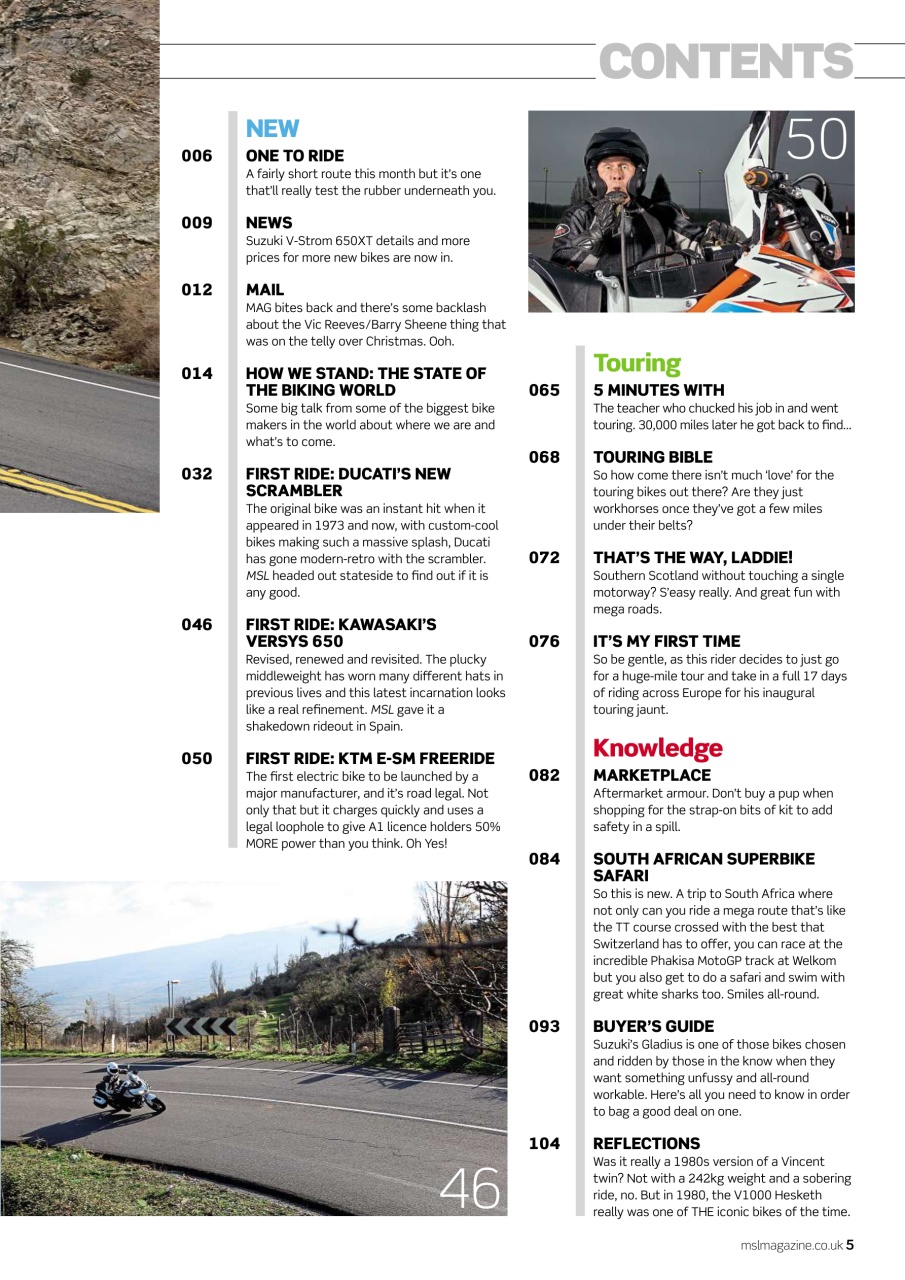 Motorcycle Sport & Leisure Preview Pages