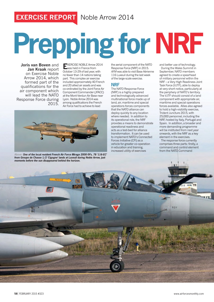 AirForces Monthly Preview Pages