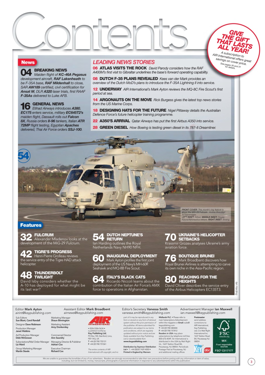 AIR International Preview Pages