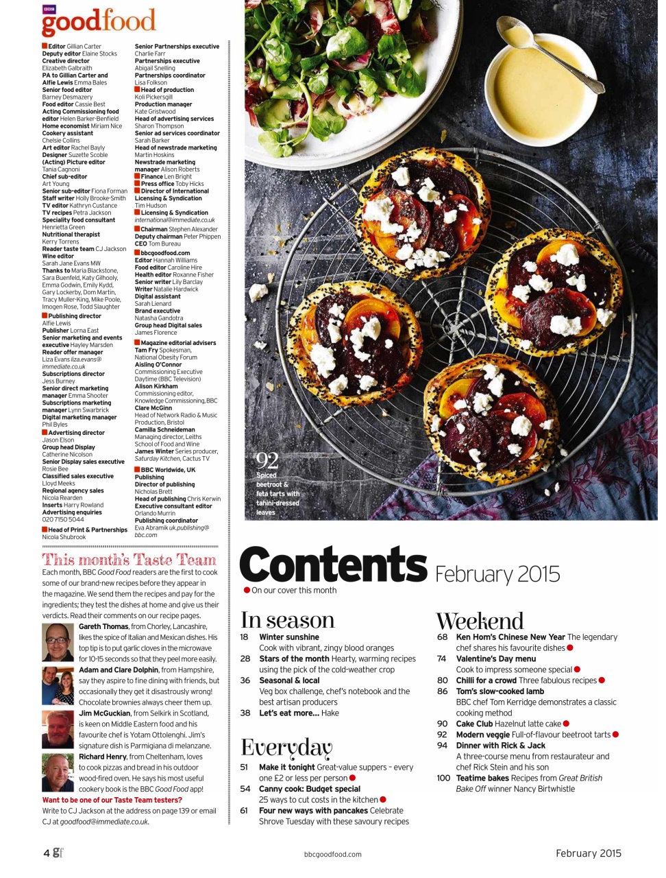 Good Food Magazine Preview Pages