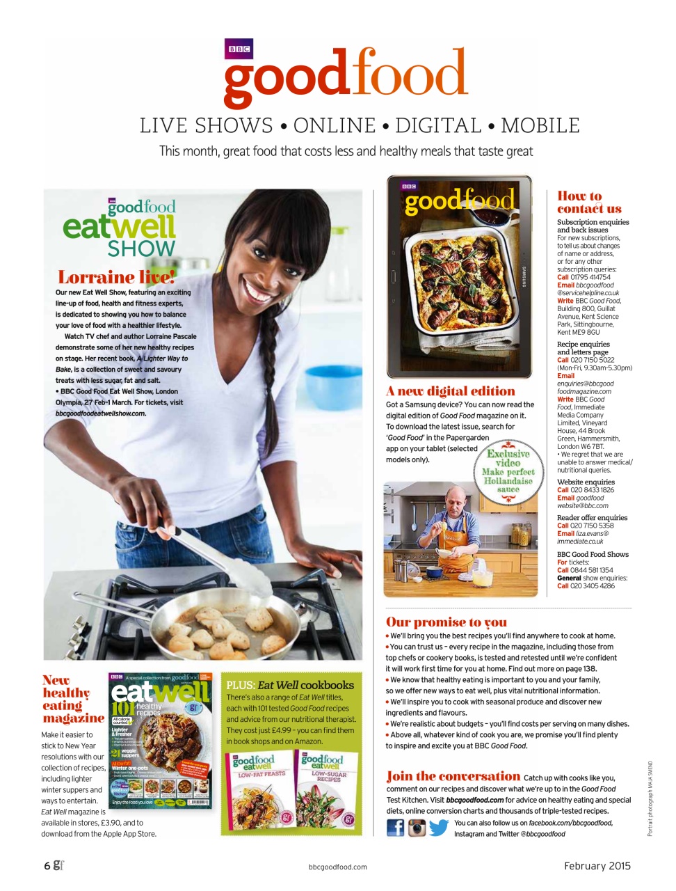 Good Food Magazine Preview Pages