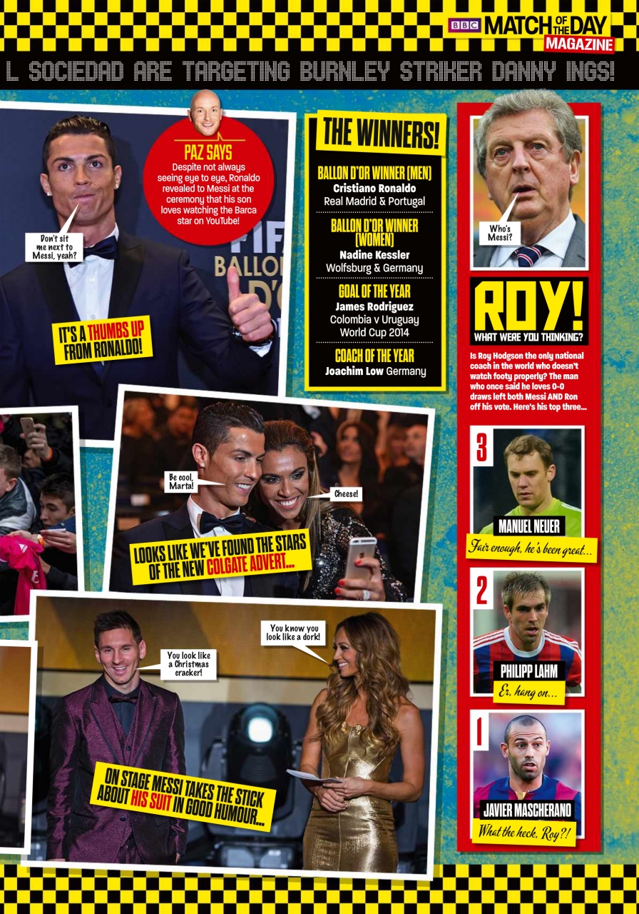 Match of the Day Preview Pages