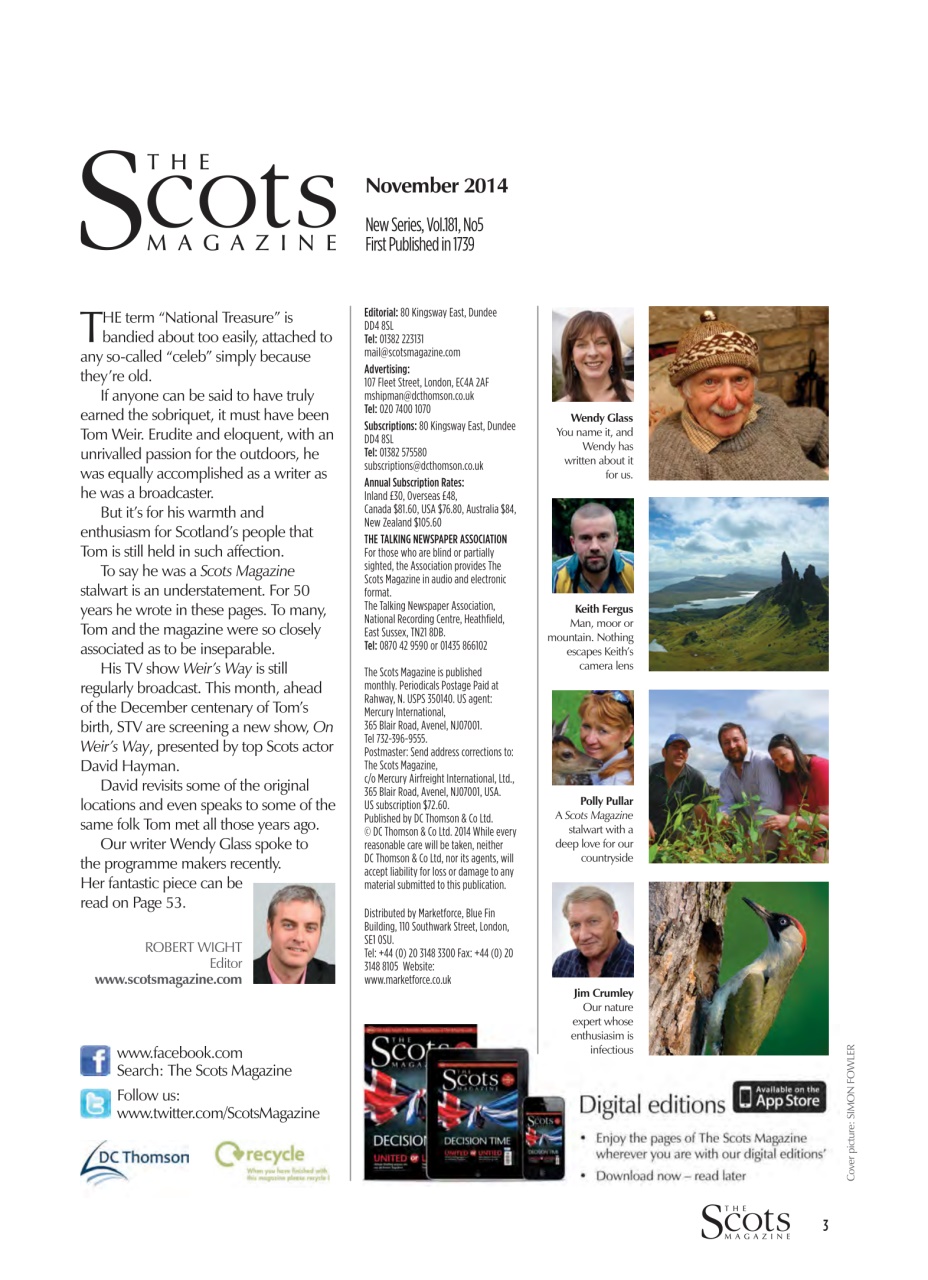 The Scots Magazine Preview Pages