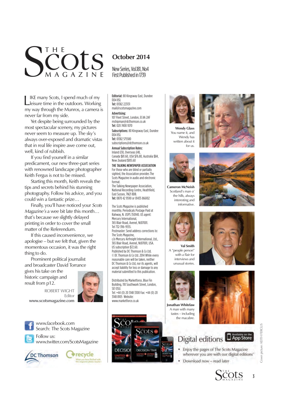 The Scots Magazine Preview Pages