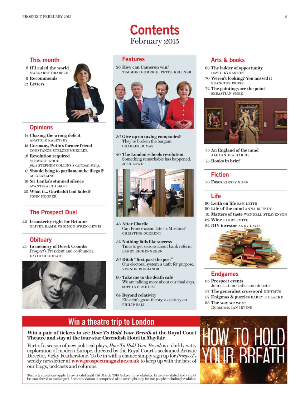 Prospect Magazine Preview Pages