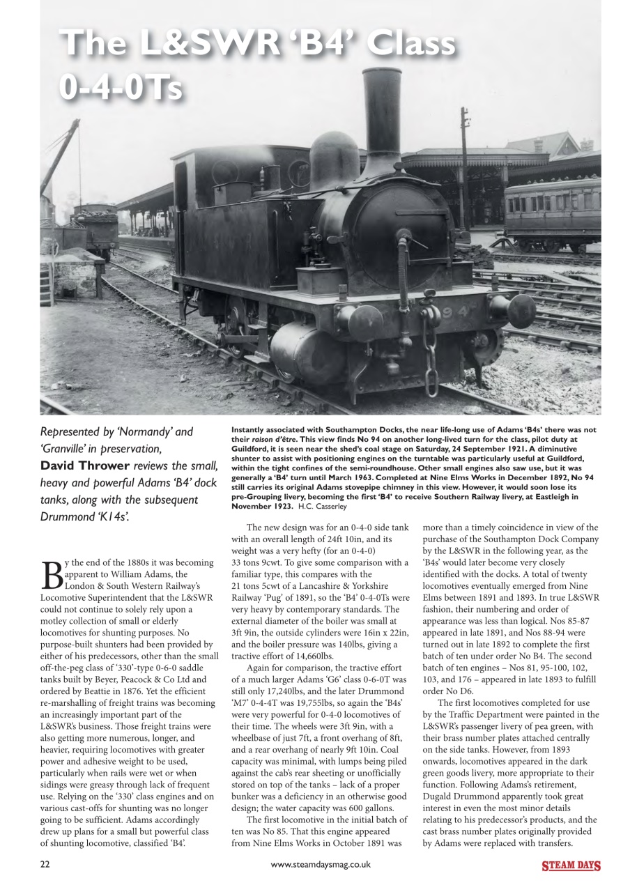 Steam Days Preview Pages