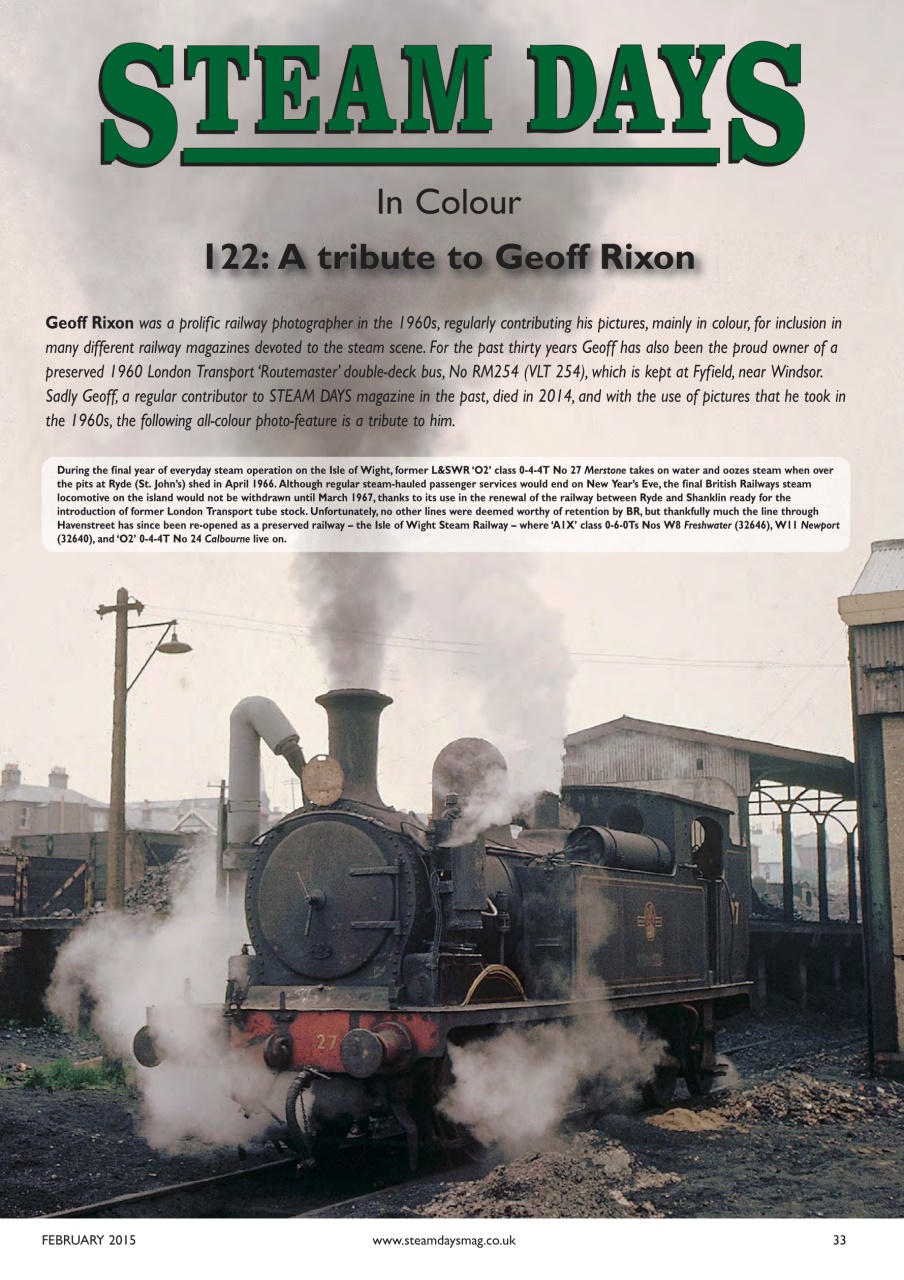 Steam Days Preview Pages